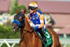 Holmby and jockey Juan Hernandez win the Grade III, $150,000 Sorrento Stakes, Sunday, August 9, 2026 at Del Mar Thoroughbred Club, Del Mar CA.
© BENOIT PHOTO
