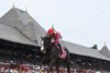 Stress Relief wins the 2026 Adirondack Stakes at Saratoga Race Course
