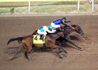 Silent Tactic wins the 2026 Oklahoma Derby