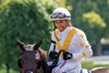 Jockey Manny Franco rides Mashallah to the win in the 79th running of The Prioress GIII and also the riding title for the 157th meeting at the Saratoga Race Course Sunday Sept. 6, 2026 in Saratoga Springs, N.Y.