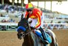 Miss Monica and jockey Juan Hernandez win the Grade I, $300,000 Del Mar Debutante, Saturday, September 5, 2026 at Del Mar Thoroughbred Club, Del Mar CA.
© BENOIT PHOTO