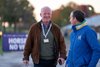 Willie Mullins arrives at the quarantine barn
Keeneland 29.10.26 Pic: Edward Whitaker