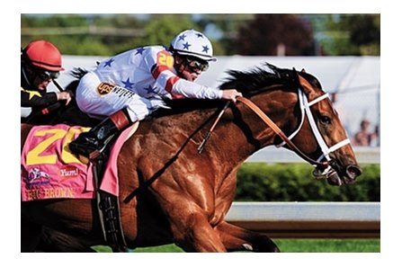 Big Brown wins the 2008 Kentucky Derby at Churchill Downs