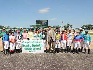 Jockey Scott Spieth Logs 4,000th Career Win - BloodHorse