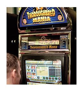 Are there slot machines at kentucky downs racetrack