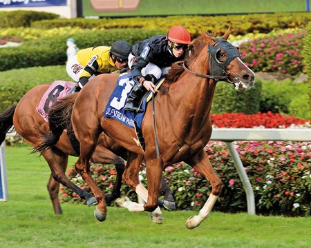 Imagining wins the 2015 Pan American Stakes at Gulfstream Park