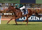 Capitalist ran down the front-runner to lead 200 meters out and held on to win the $3.5 million Longines Golden Slipper Stakes (Aus-I), the world&#39;s richest 2-year-old race at Rosehill Gardens in Australia.