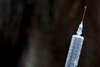 Syringe for use on equine animals on May 24, 2006, in Lexington, Ky.