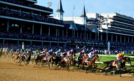 Racing at Churchill Downs