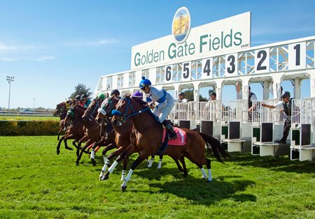Golden Gate Fields, where racing was halted for two months in the winter following a COVID-19 outbreak