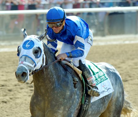 Frosted wins the 2016 Met Mile. The son of Tapit will have his first son at stud in Western Australia, Ingratiating