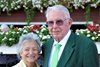 Caption: Chester and Mary Broman, two winners on the NY Showcase day.
NY-bred Showcase day at Saratoga Racetrack in Saratoga Springs, N.Y., on Aug. 24, 2014.
4-NYWestPointETC  image931
Photo by Anne M. Eberhardt
