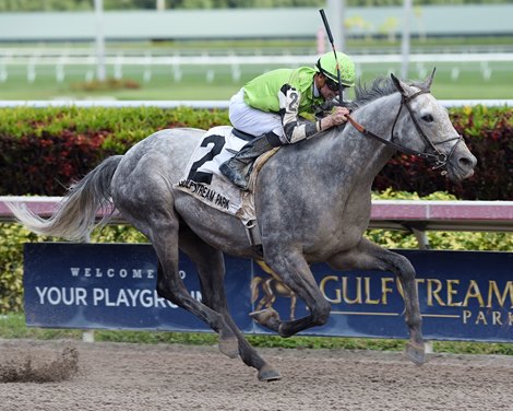 Squadron A Closes to Win Mr. Prospector Stakes - BloodHorse