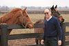 Peterson with horses on farm.
Michael (Mick) Peterson, University of Kentucky Ag Equine Programs Director, at his off campus office and on Maine Chance Farm near Lexington, Ky., on Jan. 24, 2017.