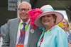 John (Jack) and Debby Oxley with Classic Empire
May 20, 2017 Baltimore in Pimlico, Maryland. 