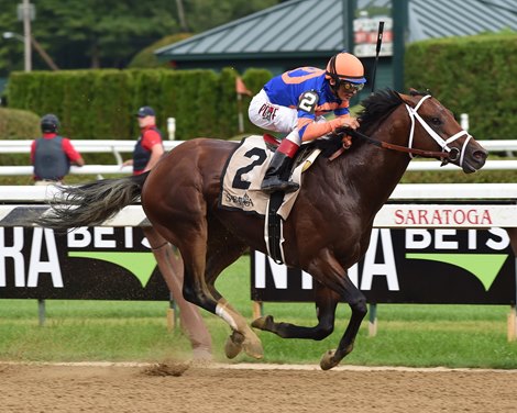 Outplay Outclasses Competition in Curlin Stakes - BloodHorse