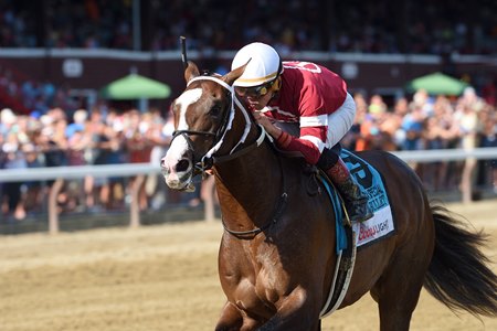 Copper Bullet wins the 2017 Saratoga Special Stakes at Saratoga Race Course