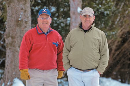 Josh and Mike Pons at Country Life Farm in 2014.
