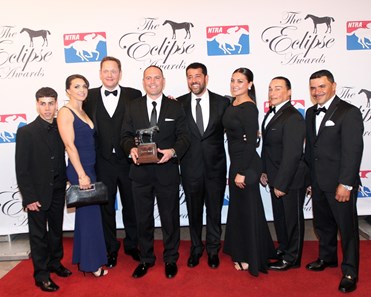 eclipse awards sol turf award female bloodhorse kumin connections chad celebrate brown