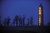 ILLUMINATING: The tower at Castleton Lyons near Lexington was aglow after the farm&#39;s Gio Ponti took home two Eclipse Awards Jan. 18.