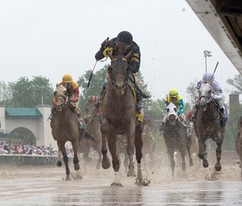 Funny Duck And Brian J Hernandez Jr Winning The Pat Day Mile At Funny Duck And Brian J Hernandez Jr Winning The Pat Day Mile At