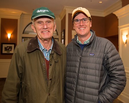 (L-R): Brereton Jones and Bret Jones in 2018 at Fasig-Tipton