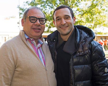 Ahmed and Justin Zayat in 2018