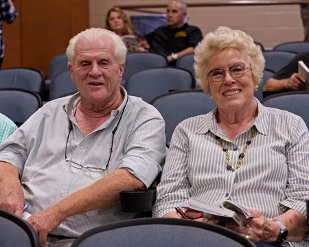 Rodney Jenkins and Ellen Charles at the 2018 Fasig-Tipton Midlantic Fall Yearling Sale