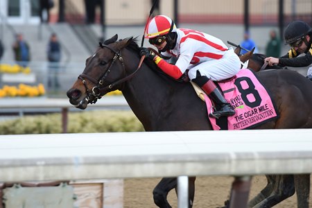 Patternrecognition wins the Cigar Mile at Aqueduct