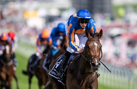 Forever Together wins the 2018 Oaks at Epsom Downs