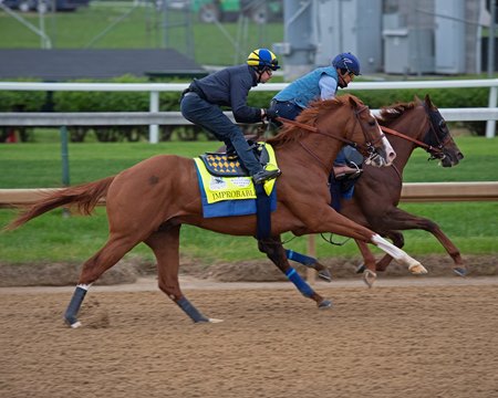 Improbable Rounds Out Baffert S Kentucky Derby Works Bloodhorse