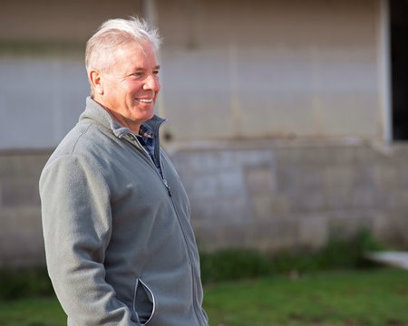 Trainer Wesley Ward at Keeneland