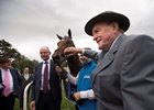 Kevin Prendergast with Madhmoon after winning the KPMG Champions Juvenile Stakes at Leopardstown 15.09.2018