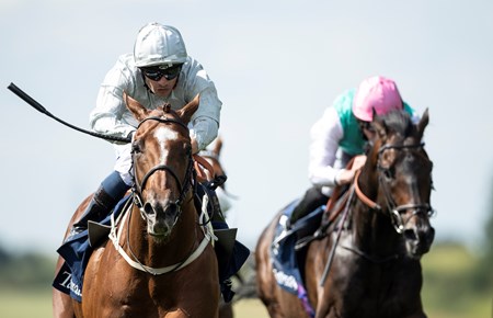 Communique (Silvestre de Sousa,left) wins the Princess Of Wales’s Stakes
Newmarket 11.7.19 
