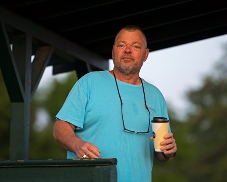 Eric Guillot at Saratoga Race Course