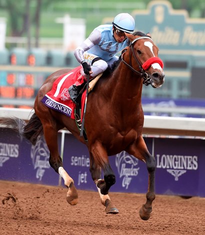 Goldencents Posts Repeat in Dirt Mile - BloodHorse