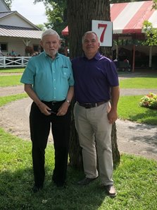 (L-R): The late Phil O'Neill and Kip O'Neill of Windylea Farm