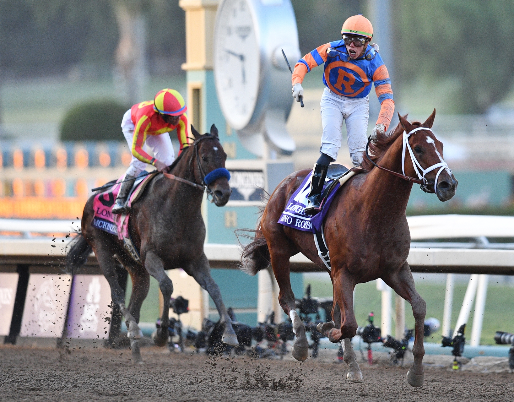 Vino Rosso Outruns McKinzie in Breeders Cup Classic BloodHorse