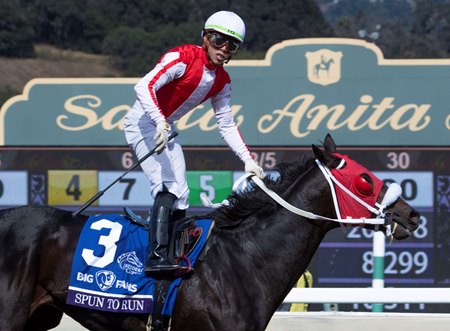 Spun to Run wins the Breeders' Cup Dirt Mile