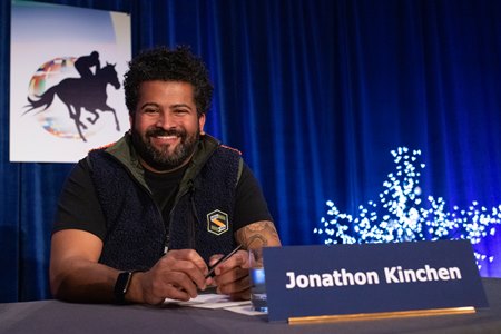 Jonathon Kinchen in 2019 at the University of Arizona's Global Symposium on Racing