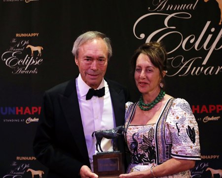 George and Julia Strawbridge at the Eclipse Awards
