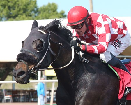 Scott Stevens rides his 5,000th career winner in March of 2020 at Turf Paradise