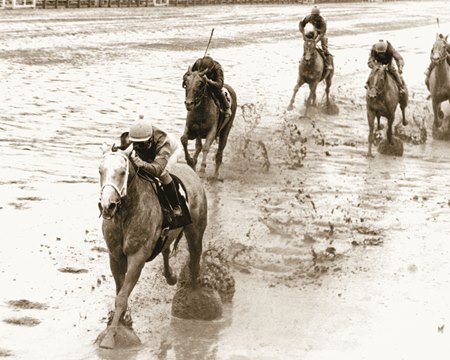 Lady's Secret wins the 1986 Whitney Handicap at Saratoga Race Course
