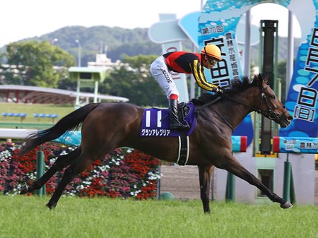 Gran Alegria wins the Yasuda Kinen at Tokyo Racecourse