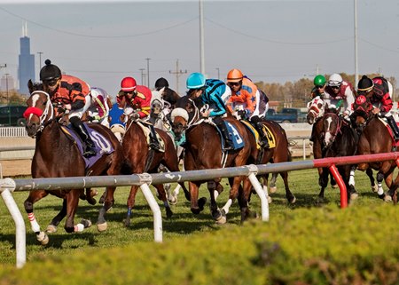 Racing at Hawthorne Race Course