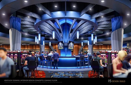 The Mint Gaming Hall at Kentucky Downs