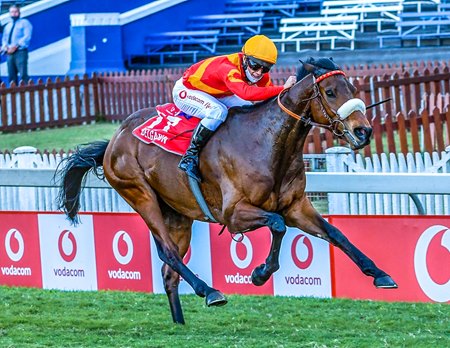 Belgarion wins the 2020 Vodacom Durban July at Greyville Racecourse 