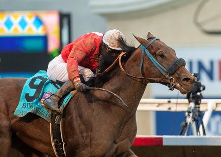 Collusion Illusion wins the 2020 Bing Crosby Stakes at Del Mar
