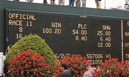 On-track bettors in Kentucky are finding racing to be an especially tough game