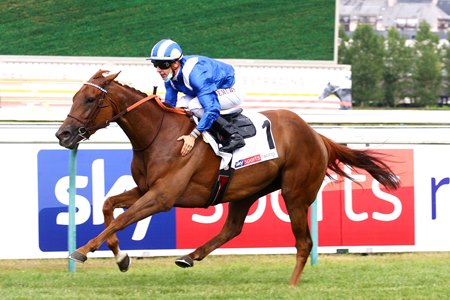 Raabihah wins the Prix de Psyche at Deauville